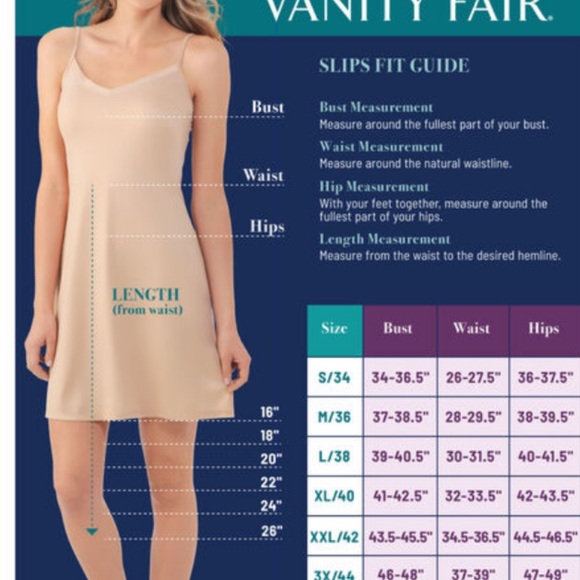 💰SALE💰 Vintage *NWT* Vanity Fair Slip - Picture 9 of 12